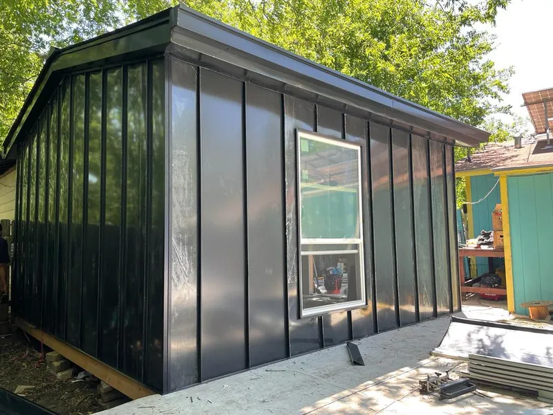 Black standing seam metal wall panels for Roof Inspection in Ephraim